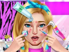 თამაში Pimple Treatment Makeover Salon ონლაინ