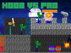 თამაში Noob vs Pro Armageddon ონლაინ