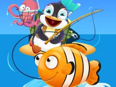თამაში Baby Penguin Fishing ონლაინ