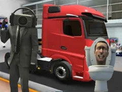 თამაში Truck Simulator Skibidi Toilet ონლაინ