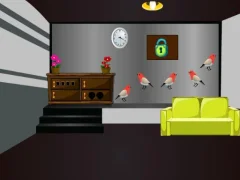 თამაში Grey Checked Room Escape ონლაინ