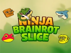 თამაში Ninja brainrot Slice ონლაინ