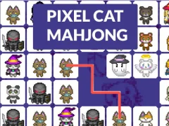 თამაში Pixel cat mahjong ონლაინ