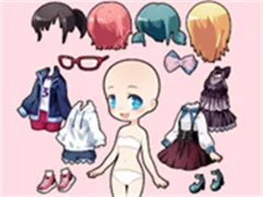 თამაში Chibi Anime Princess Doll ონლაინ