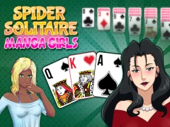 თამაში Spider Solitaire Manga Girls ონლაინ