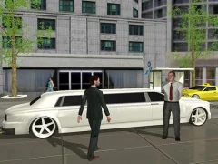 თამაში Limo Taxi Driving Simulator: Limousine Car Games ონლაინ