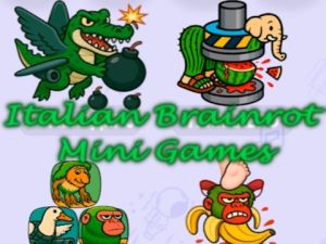 თამაში იტალიური Brainrot Mini თამაშები  ონლაინ