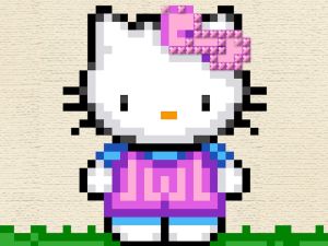თამაში Hello Kitty Cross Stitch ონლაინ