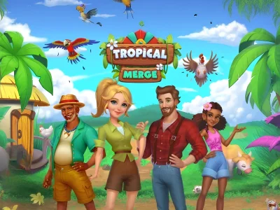 თამაში Tropical Merge ონლაინ