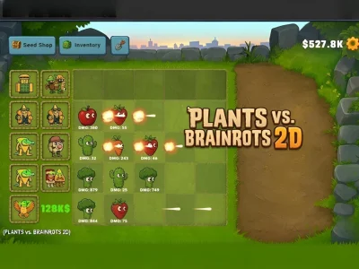 თამაში Plants vs Brainrots 2D ონლაინ