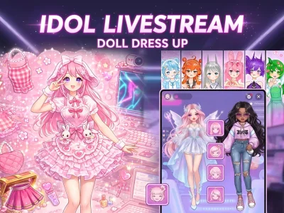 თამაში Idol Livestream: Doll Dress Up ონლაინ