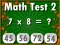 თამაში Math Test 2 ონლაინ