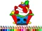 თამაში Back To School: Cake Coloring Book ონლაინ