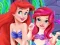 თამაში Baby Ariel Treating Cold ონლაინ