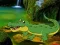 თამაში Crocodile Waterfalls Forest Escape ონლაინ