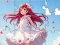 თამაში Jigsaw Puzzle: White Dress Girl ონლაინ