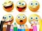თამაში Coloring Book: Funny Emoji ონლაინ