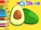 თამაში Coloring Book: Avocado Fruit ონლაინ