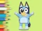 თამაში Coloring Book: Happy Bluey ონლაინ