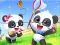თამაში Jigsaw Puzzle: Baby Panda Spring Outing ონლაინ