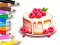 თამაში Coloring Book: Berry Cake ონლაინ