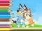 თამაში Coloring Book: Bluey And Bingo Holiday ონლაინ