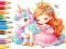 თამაში Coloring Book: Unicorn Secret Whisper ონლაინ