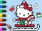 თამაში Coloring Book: Hello Kitty Christmas ონლაინ