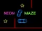 თამაში Neon Car Maze ონლაინ