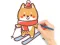 თამაში Coloring Book: Skiing Puppy ონლაინ
