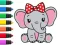 თამაში Coloring Book: Elephant ონლაინ
