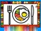 თამაში Color and Decorate Dinner Plate ონლაინ