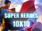 თამაში Super heroes 10х10 ონლაინ