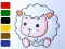 თამაში Baby sheep ColoringBook ონლაინ