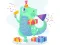 თამაში Dino Party Jigsaw ონლაინ