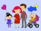 თამაში Happy Family Coloring Book ონლაინ