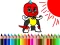 თამაში Back To School: Mask Boy Coloring ონლაინ