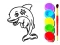 თამაში Dolphin Coloring Book ონლაინ