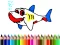 თამაში Back To School: Shark Coloring Book ონლაინ