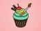 თამაში Yummy Cupcake Coloring ონლაინ