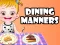 თამაში Baby Hazel Dining Manners ონლაინ