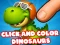 თამაში Click And Colors Dinosaurs ონლაინ