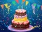 თამაში Birthday cake puzzle ონლაინ