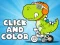 თამაში Click And Color Dinosaurs ონლაინ