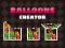 თამაში Balloons Creator ონლაინ