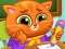 თამაში Lovely Virtual Cat At School ონლაინ