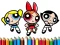 თამაში PowerPuff Girls Coloring Book ონლაინ