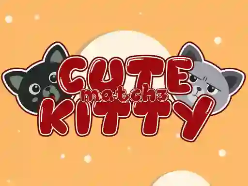 თამაში Cute Kitty Match 3 ონლაინ