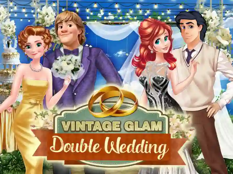 თამაში Vintage Glam: Double Wedding ონლაინ