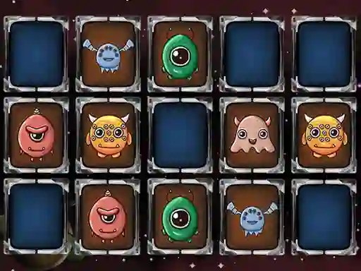 თამაში Aliens Memory Game ონლაინ